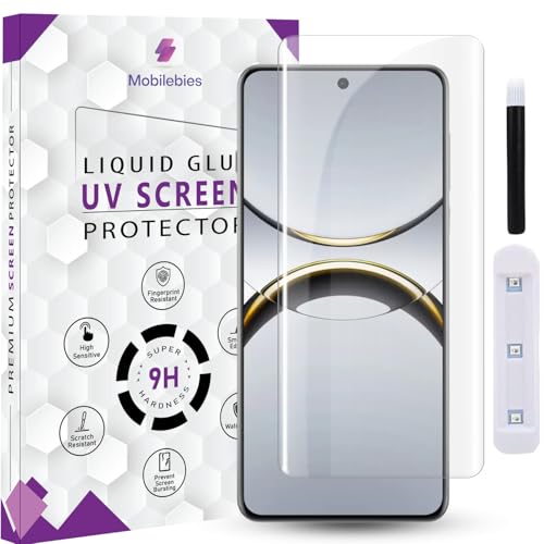 Image of Premium HD+ UV Tempered Glass Screen Protector For Oppo Find X8 Pro (6.78 Inch, Pack of 1) Full Adhesive UV Curved Screen Protector Case Friendly HD Clarity with installation kit & Guide