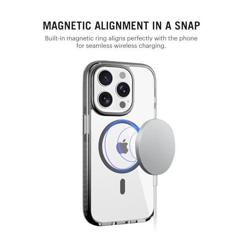 Image of DailyObjects Stride 3.0 Clear Magnetic Protective Case Cover Compatible with iPhone 14 Pro |Magsafe|Camera & Body Protection|Anti Shock,Scratch Resistant|Precise Cutouts Design|Wireless Charging-Clear