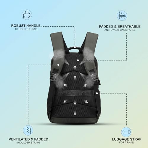 Image of Red Tape 16 Inch Laptop Backpack for Men & Women | Detailed Organiser, Large Compartments, Ideal Bag for Office & Business Travel