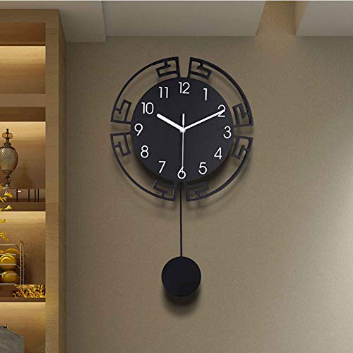Horloge murale en bois silencieuse sans perforation pour préserver vos murs