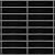 SomerTile Castillo Matte Black 3" x 12" Ceramic Wall Tile