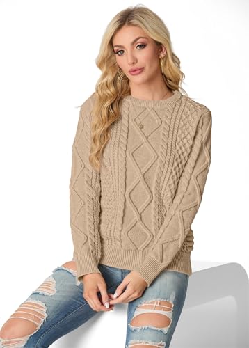 Image of GRECERELLE 2026 Womens Fall Winter Long Sleeve Casual Pullover Sweater Tops