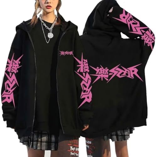 Outofgas Jaqueta com capuz SKZ Album STAR Felix Hyunjin Bangchan