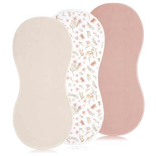 Hahafelt 3 Pcs Baby Changing Pad Liners,Elegant Style,Brown