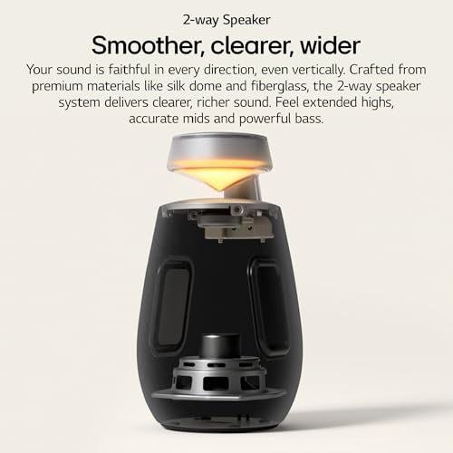 Image of LG XO2TBK XBOOM 360 Wireless Speaker with Omnidirectional Sound