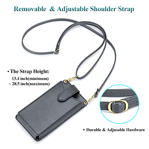 Image of Peacocktion Small Crossbody Cell Phone Purse for Women, Lightweight Mini Small Crossbody Bags for Women with Card Slots