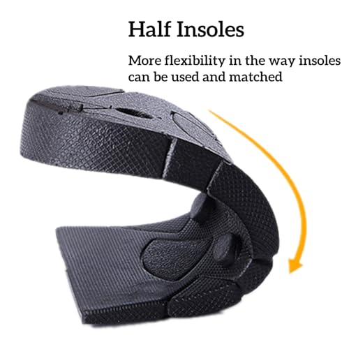 Image of Height Increase Insoles 2 Layers, 1.2 to 1.8 Inches, Universal Non-Slip Air Up Shoe Lifts Half Shoe Inserts, Variable Height Increasing Taller Shoes with Air Cushion for Women and Men, 1 Pair