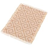 Fabriqué à partir de matériaux robustes, ce tapis est durable et facile d'entretien, ce qui lui permet de rester en excellent état au fil du temps. mini-décoration pour la maison, mini-tapis