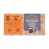 by Amazon Cápsulas de Café Compostables en Casa Compatibles con Nespresso, Certificadas por Rainforest Alliance