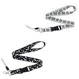 Hochwertige Materialien: Umhängeband aus weichem Polyester, sehr glatt und bequem. Wird Ihre Nackenhaut nicht verletzen, wenn Sie sie den ganzen Tag tragen.