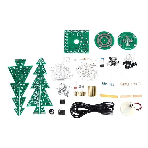 Rotating Christmas Tree, 3D Christmas Tree Soldering Kit - Image 4