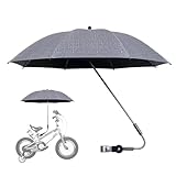 ベビーカー傘パラソル,ベビーカーパラソル,ベビーカーパラソルクランプ付きベビーカー大 U用特V 保護日傘 | ベビーカーの日焼け防止用の 360 度調節可能な防水キャノ日焼け止 紫外線対策