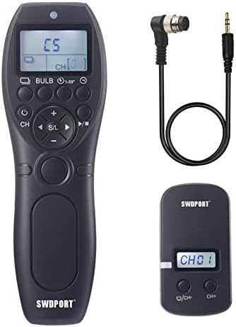 DC0 Wireless Camrea Shutter Release Timer Remote Control Compatible for Nikon Cameras D800 D810 D850 D700 D500 D300 D5 D3S D1 F90 F6 Compatible for Fujifilm S5 PRO S3 PRO Compatible for Kodak DCS-14N