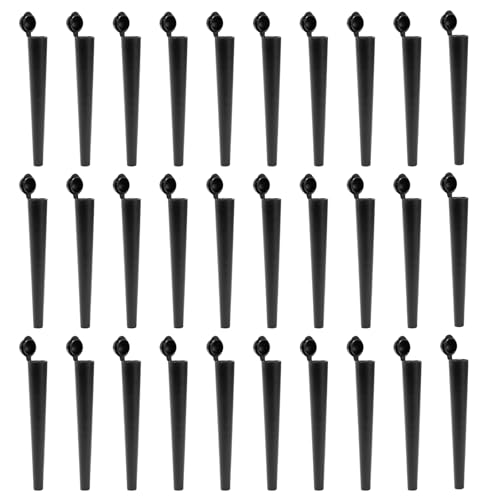 Sxutop 30 Stück Joint Hülle Schwarz Tube Zubehör Aufbewahrung Joint Hülsen Kunststoff Transporthülle Tube 120 mm Wiederverwendbar Case Behälter für Unterwegs (Schwarz)