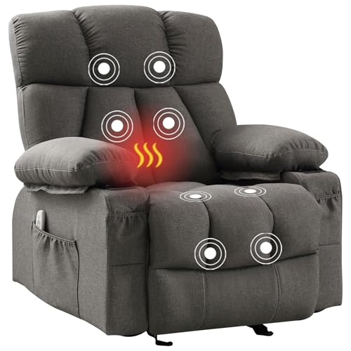 Sillón reclinable ergonómico negro miniatura 3