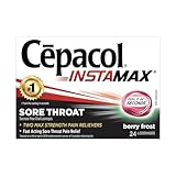 Cepacol Instamax Berry Frost, Sore Throat lozenges, 24 Count (Pack of 1)