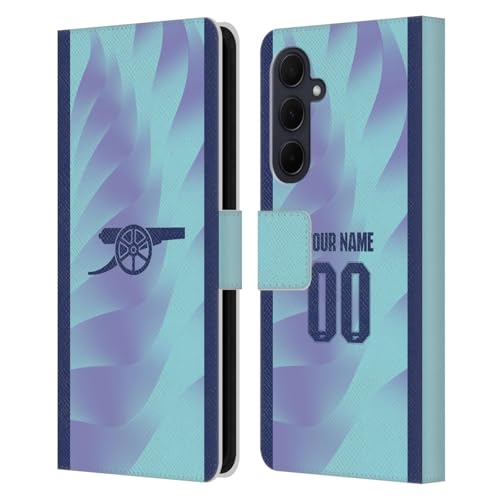 Arsenal FC Coque en Cuir pour Samsung A35 5G Personnalisée Head Case Designs
