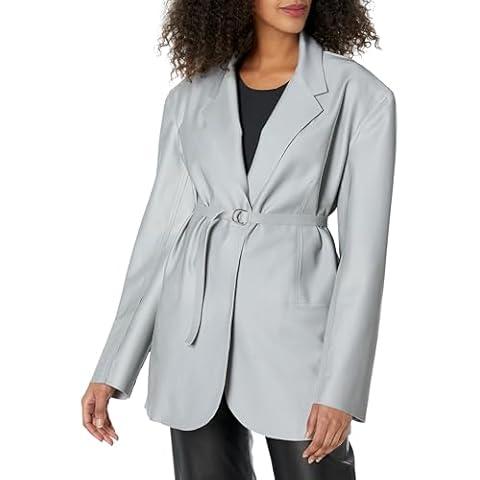 Norma Kamali Women's Oversized Jacket with Belt Cover