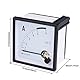 sourcing map 1-teilige 1,5 Fehlergrenze Analog Amperemeter Anzeige Ampere Strom Meter Modell 44L1 für Frontplatte AC 0-10A DE