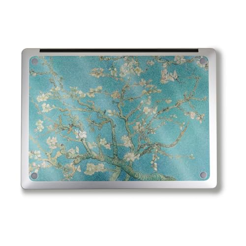 Image of Glossy Glitter Laptop Skin Compatible with Surface Laptop 7 15 inch (2024) - Almond Blossom - Premium 3M Vinyl Protective Wrap Decal Cover - Easy to Apply | Crafted in The USA by MightySkins