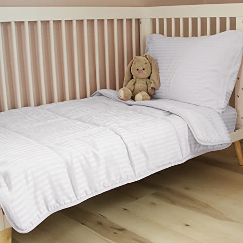 ZPECC Toddler Bedding Set - 4 Piece Soft Crib Bedding Set for Boy...