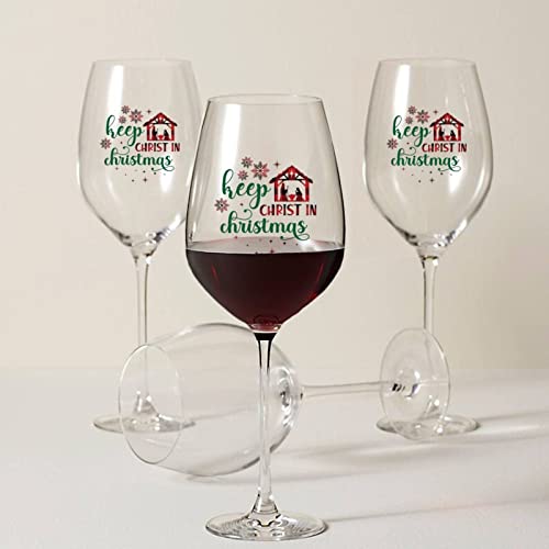 Verres à vin Keep Christ in Christmas 500ml - Lot de 2 - 8