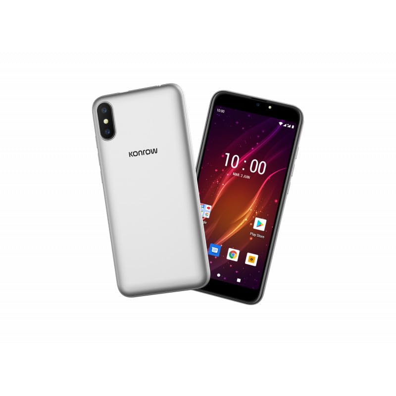 Konrow Easy K55 - Dubbel SIM 4G Smartphone 5,45'' Silver
