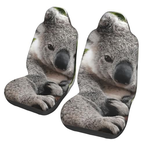 Housse de siège de voiture antidérapante koala - Protection universelle contre l'usure des sièges