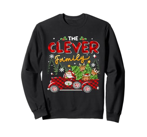 The Clever Family Christmas Matching Pajamas Group Gift Sweatshirt