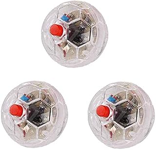 ATIN 3x Ghost Hunting Touch Activated Flashing Balls,Ghost Hunting Motion Light Up Cat Dog Balls,Paranormal Equipment Pet Balls Toy