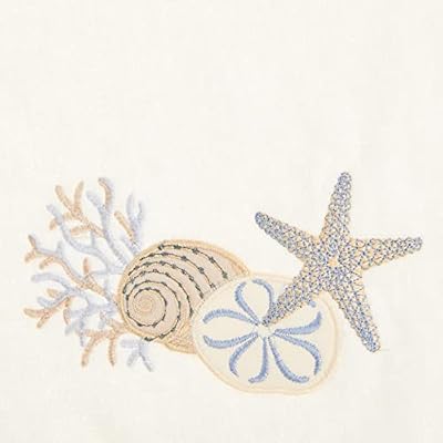 Avanti Linens By The Sea Hand Towel, White,10972WHT 41lCNHbuD4L. SS400