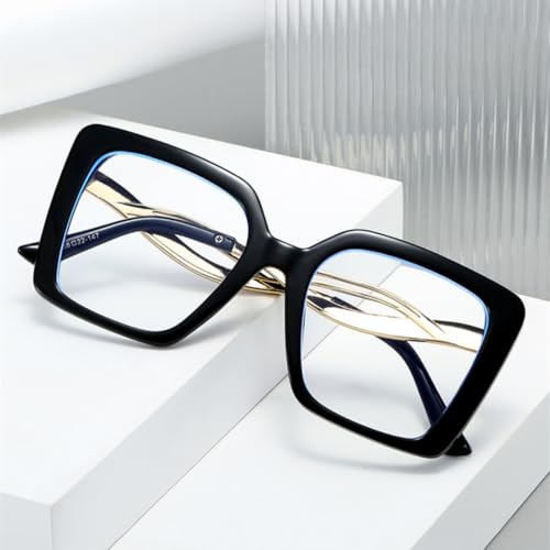 Lunettes léopard à branches creuses au design carré rétro unique - 2