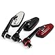 APEBAZY Bar End Mirrors Wide Angle Blind Spot Free Motorrad Rückspiegel Ultra Large Field Of View Anti-Stuffy Safe Riding Mirror