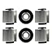 MUCO New Suspension Lower Rear Control Arm Knuckle Bushing Kit 540-168 for Jeep Cherokee 2014 1516 17 18 19 20 2021 Steering Knuckle Bushings 6pcS