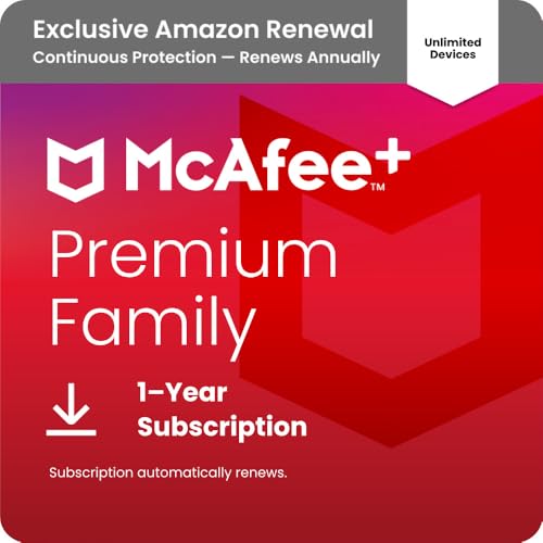 Image of McAfee+ Premium Family 2026 Antivirus Software, 10+ Devices | Auto-Renews