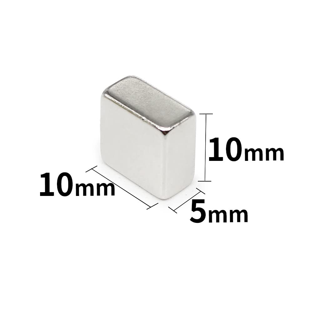 5/10/20/50/100PCS 10x10x5 mm Square Rare Earth Neodymium 10 * 10 * 5 Block Magnetic Sheet 10x10x5mm Magnets(5PCS)