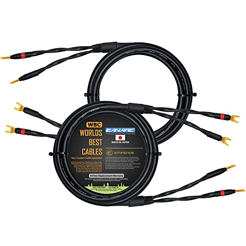 Cables de altavoz HiFi Canare 4S11 Star-Quad un metro para sonido audiófilo sin pérdidas