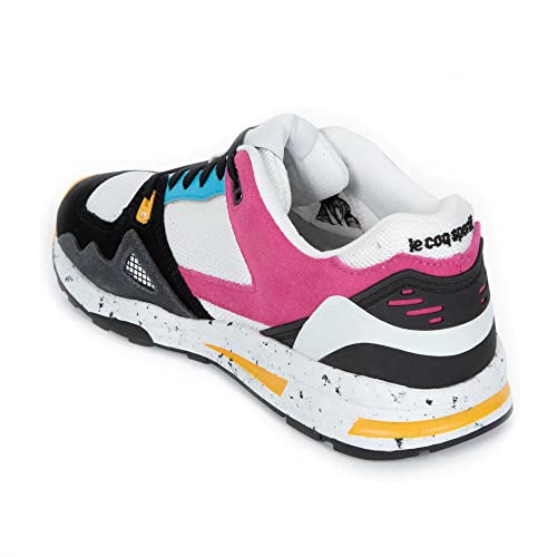 Le Coq Sportif LCS R1000 W Nineties beetr, Zapatillas Mujer, Optical White/Beetroot Purple, 36 EU Cover