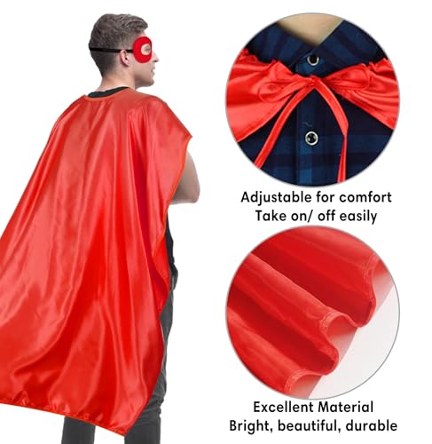 image for D.Q.Z Bulk Superhero-Capes and Masks for Adults Super Hero Costume Wom