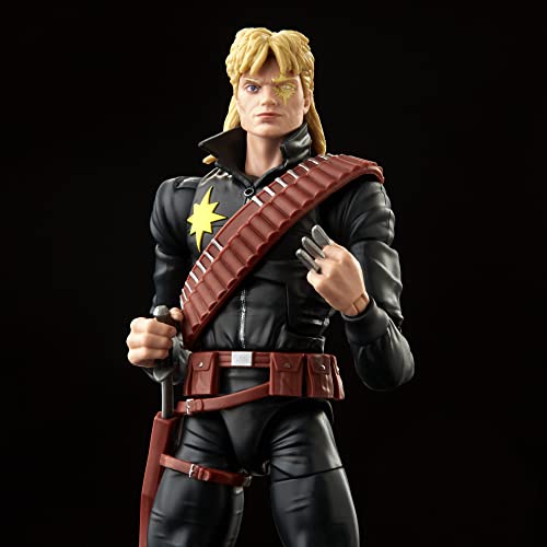 Marvel Hasbro Legends Series X-Men Longshot 6-inch Action Figure Toy, 4 Accessories, F3977, Multicolor - Image 4