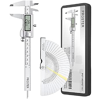 Étrier Numérique Pour Mesure D'entraxe - Plage 5-200 Mm, Précision 0.03 Mm, écran LCD, Acier Inoxydable - 4