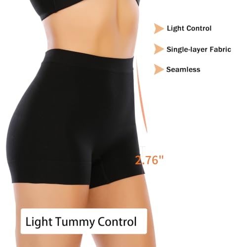 Image of Womens Seamless Shaping Boyshorts Panties Tummy Control Underwear Slimming Shapewear Slip Shorts