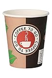Pappbecher für 200ml (8oz), Ø 80mm