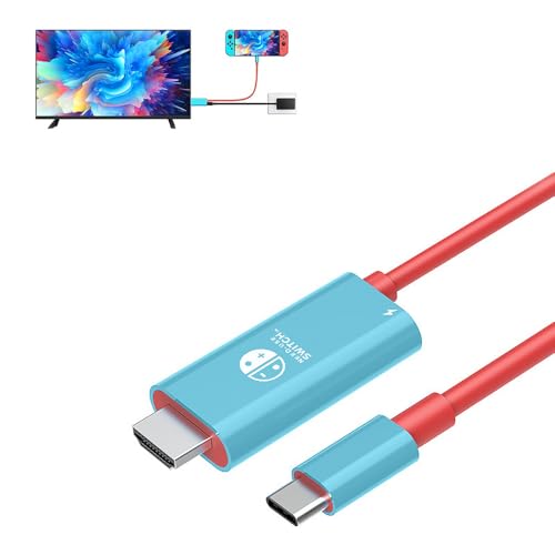 TUDOUZZZ Switch hbN  Switch erڑ ڂTVoHdmi Type-CXCb`4K&1080𑜓x/HDMIϊ/type c PD[d/ڂTVo͑@\ type c to hdmi erڑo ^ x