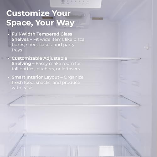 Kenmore 30 in. 18.1 cu. ft. Capacity Refrigerator/Freezer with Adjustable Glass Shelving, Humidity Control Crispers, Ice Maker, ENERGY STAR Certified, Fingerprint Resistant Stainless Steel on Fridge.com