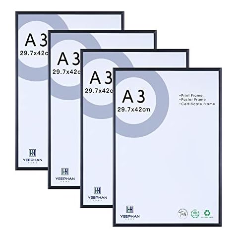 Cadre photo A3 YEEPHAN - Lot de 4 Cover