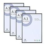 YEEPHAN – YEEPHAN A3 Bilderrahmen Metall Aluminium 4er-Set, 29,7 x 42 