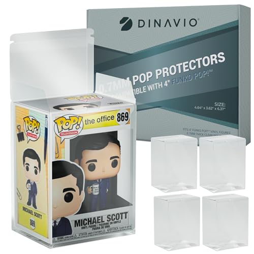 Dinavio Crafthouse DC5701 Premium 0.7Mm Heavy Duty Plastic Funko Pop Protector Compatible cover