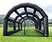 30ft Long Oxford Inflatable Baseball Batting Cage Baseball Hitting Bearing Field with Blower &Durable Baseball Netting for Club Trainning (Black, 30ft L×16ft W ×11.5ft H)