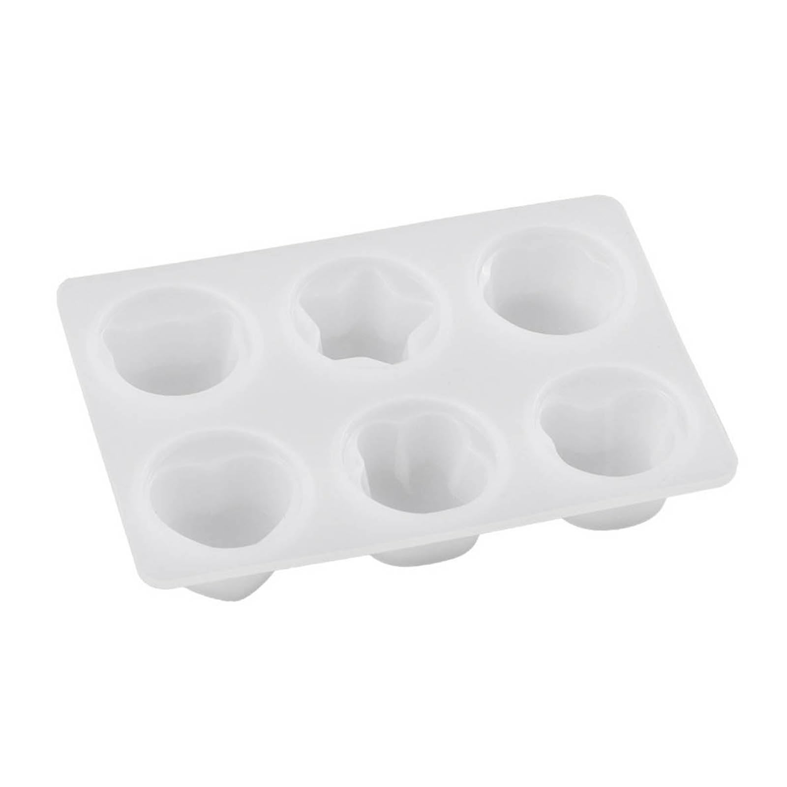 Moules En Silicone Pour Résine - Formes Cœur, étoile, Fleur (bijoux, Porte-clés, Boucles D'oreilles) - 4